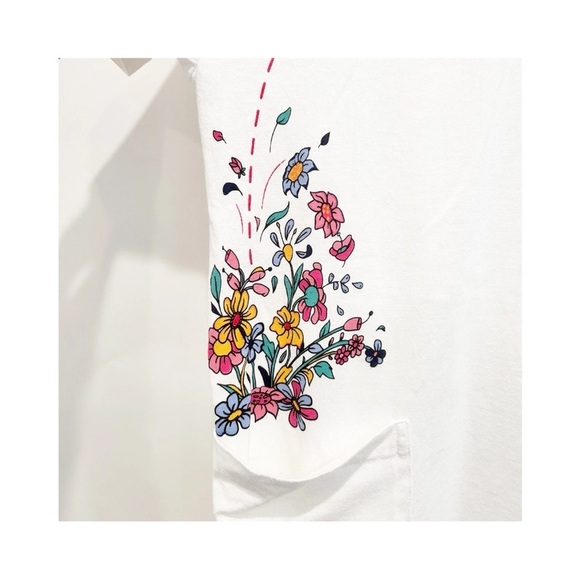 Vintage 90s Mickey Inc Disney T Shirt Dress Tiger Piglet Embroidered Size OS - Picture 4 of 7